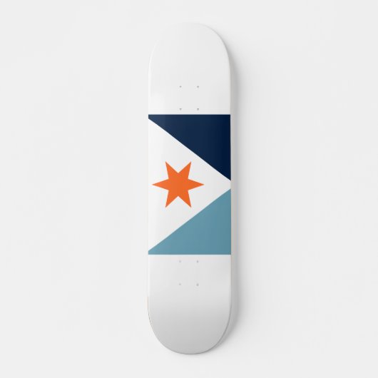 Vlag van Syracuse, New York Persoonlijk Skateboard (Voorkant)