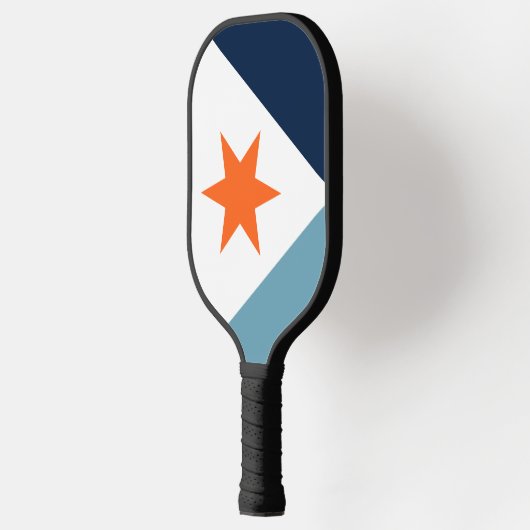 Vlag van Syracuse, New York Pickleball Paddle (Links)