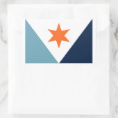 Vlag van Syracuse, New York Rechthoekige Sticker (Tas)