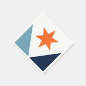 Vlag van Syracuse, New York Servet (Hoek)