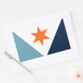 Vlag van Syracuse, NY Rechthoekige Sticker (Envelop)