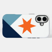 Vlag van Syracuse - verticaal, NY Case-Mate iPhone Case (Achterkant (horizontaal))