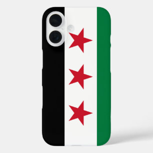 Vlag van Syrië (december 2024) iPhone 16 Hoesje
