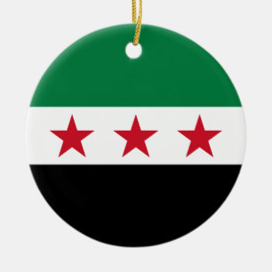 Vlag van Syrië (december 2024) Keramisch Ornament