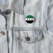 Vlag van Syrië (december 2024) Ronde Button 3,2 Cm (In situ)