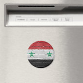 Vlag van Syrië Magneet (Insitu (Vaatwasser))
