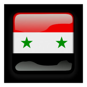 Vlag van Syrië Perfect Poster