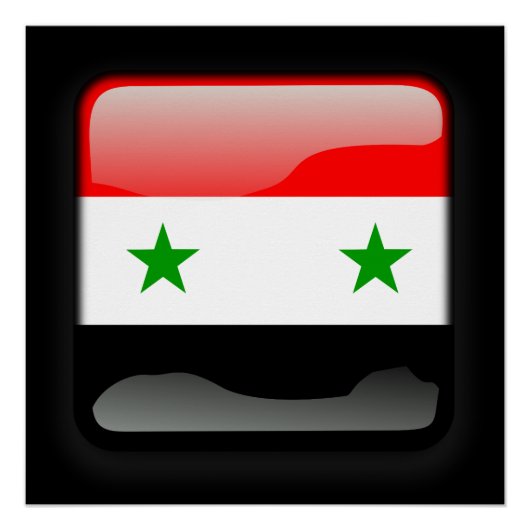Vlag van Syrië Perfect Poster (Voorkant)