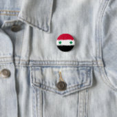 Vlag van Syrië Ronde Button 3,2 Cm (In situ)