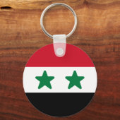 Vlag van Syrië Sleutelhanger (Achterkant)