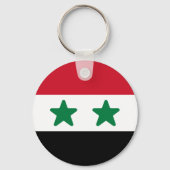 Vlag van Syrië Sleutelhanger (Achterkant)