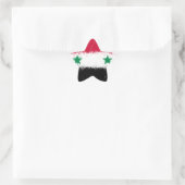 Vlag van Syrië Ster Sticker (Tas)
