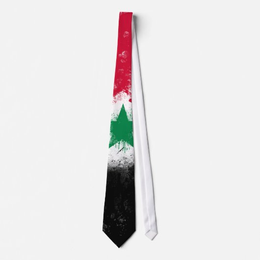 Vlag van Syrië Stropdas (Voorkant)