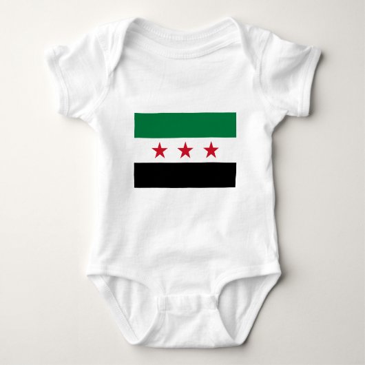 Vlag van Syrië - Syrische onafhankelijkheidsvlag Romper (Voorkant)