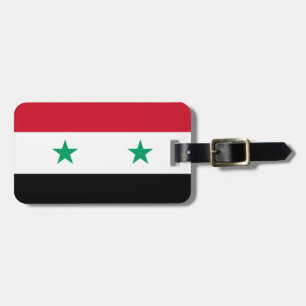 Vlag van Syrische Easy ID Personal Bagagelabel