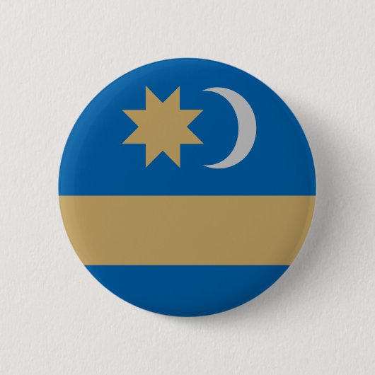 Vlag van Székely Land Ronde Button 5,7 Cm (Voorkant)