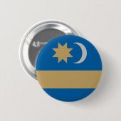 Vlag van Székely Land Ronde Button 5,7 Cm (Voorkant /achterkant)