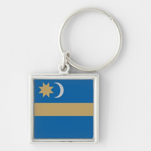 Vlag van Székely Land Sleutelhanger (Voorkant)