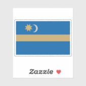 Vlag van Szekely Land - Szeklerland (Roemenië) Sticker (Vel)
