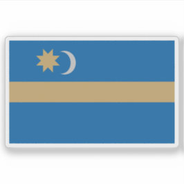 Vlag van Szekely Land - Szeklerland (Roemenië) Sticker