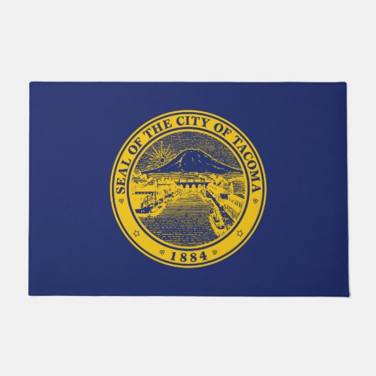 Vlag van Tacoma (Washington City) Deurmat (Voorkant)