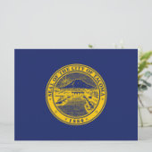 Vlag van Tacoma (Washington City) Kaart (Staand voorkant)