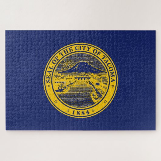 Vlag van Tacoma (Washington City) Legpuzzel (Horizontaal)