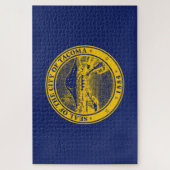 Vlag van Tacoma (Washington City) Legpuzzel (Verticaal)