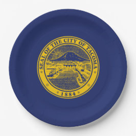 Vlag van Tacoma (Washington City) Papieren Bordje