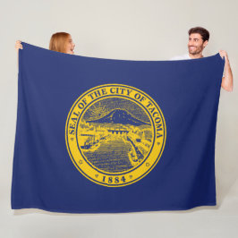 Vlag van Tacoma (Washington) Fleece Deken