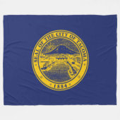 Vlag van Tacoma (Washington) Fleece Deken (Voorkant (Horizontaal))