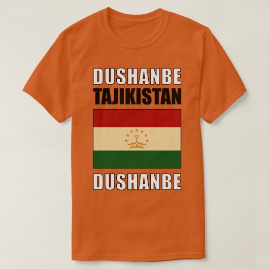 Vlag van Tadzjikistan T-shirt (Design voorkant)