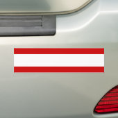 Vlag van Tahiti Bumpersticker (Op auto)
