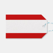 Vlag van Tahiti Cadeaulabel (Voorkant (Horizontaal))