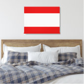 Vlag van Tahiti Canvas Afdruk (Insitu (Slaapkamer))