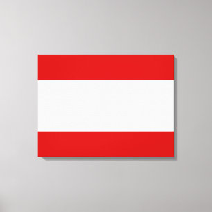 Vlag van Tahiti Canvas Afdruk
