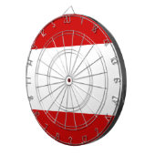 Vlag van Tahiti Dartbord (Voorkant Rechts)