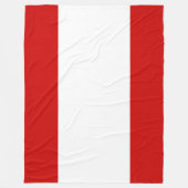 Vlag van Tahiti Fleece Deken (Voorkant)