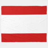 Vlag van Tahiti Fleece Deken (Voorkant (Horizontaal))