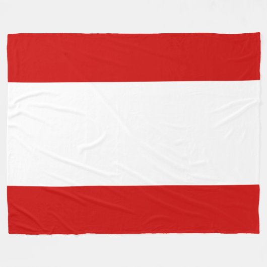 Vlag van Tahiti Fleece Deken (Voorkant (Horizontaal))