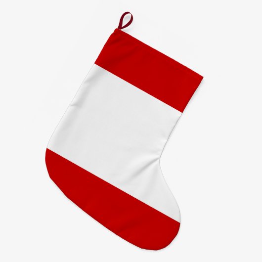 Vlag van Tahiti Grote Kerstsok (Voorkant (Hangend))