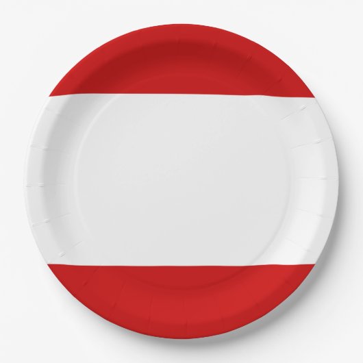 Vlag van Tahiti Papieren Bordje (Voorkant)