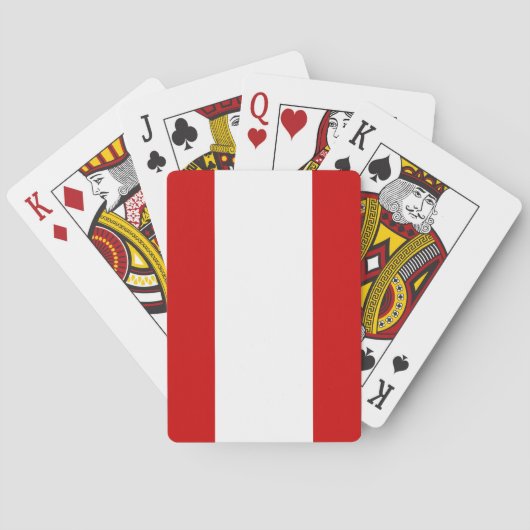 Vlag van Tahiti Pokerkaarten (Achterkant)