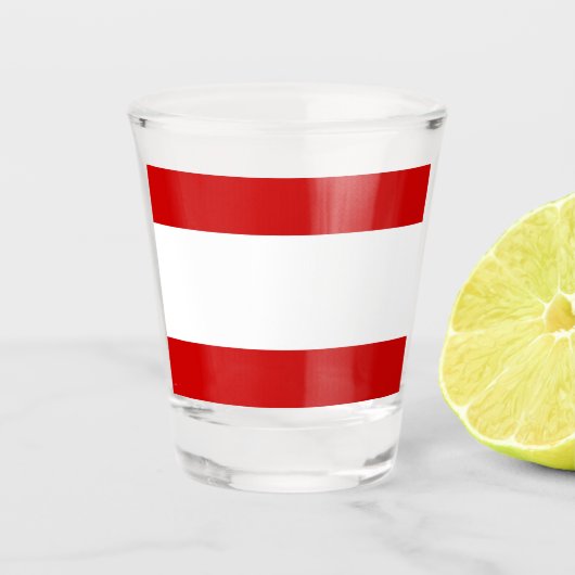 Vlag van Tahiti Shot Glas (Voorkant)