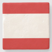 Vlag van Tahiti Stenen Onderzetter (Voorkant)