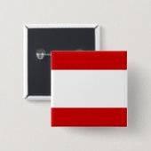 Vlag van Tahiti Vierkante Button 5,1 Cm (Voorkant /achterkant)