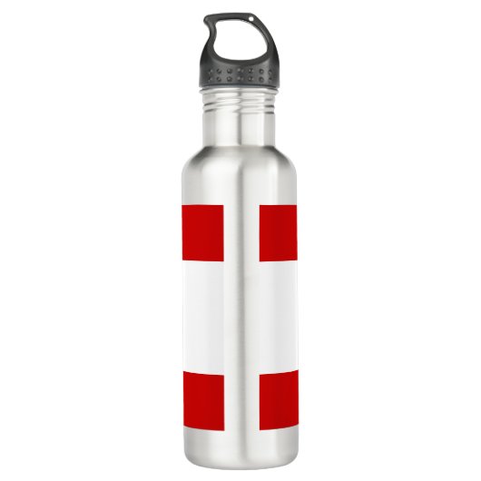 Vlag van Tahiti Waterfles (Achterkant)