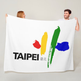 Vlag van Taipei (Taiwan) Fleece Deken