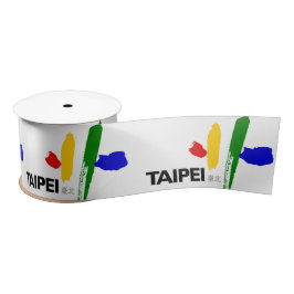 Vlag van Taipei (Taiwan) Satijnen Lint
