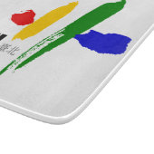 Vlag van Taipei (Taiwan) Snijplank (Hoek)